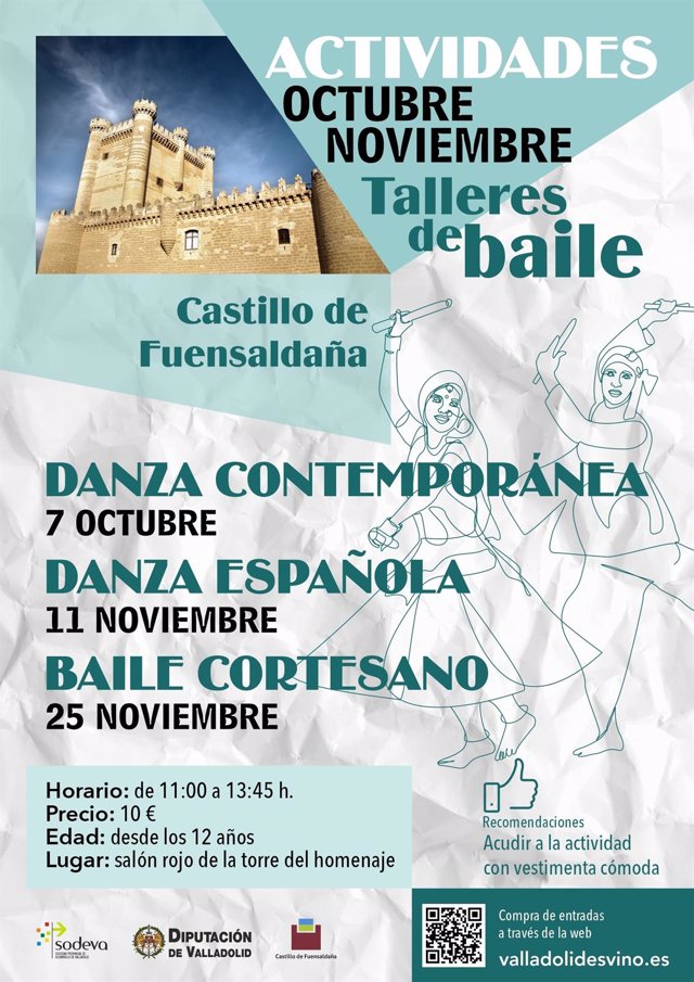 entradas.Cartel Visitas al castillo